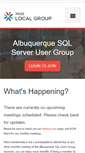 Mobile Screenshot of abqsql.sqlpass.org